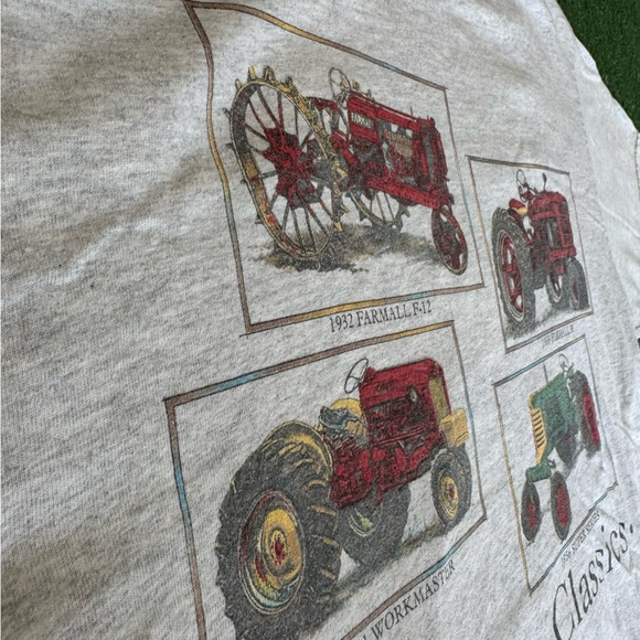 Vintage American Classics Tractor Farming Tee Shirt Size Large - Picture 2 of 8